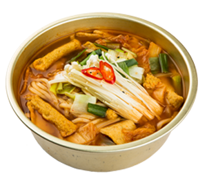 김치우동오뎅탕