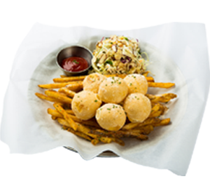 허니버터치즈볼과감자튀김